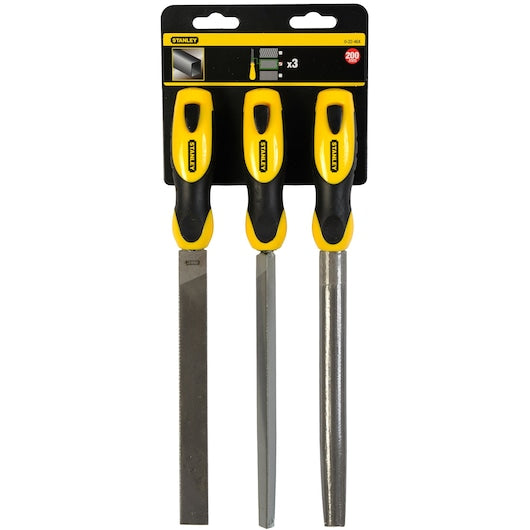 Stanley 200mm File Set Pack of 3