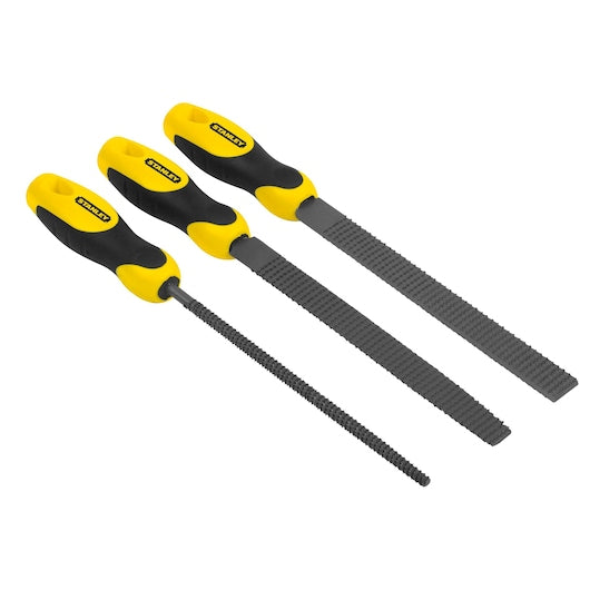 Stanley 200mm Rasp File Set 3Pc