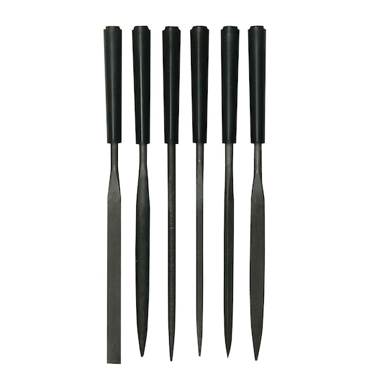 Stanley 150mm Needle File Set 6Pc