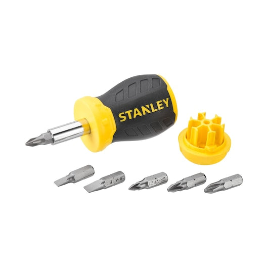 Stanley Multibit Stubby Screwdriver - Tools Warehouse