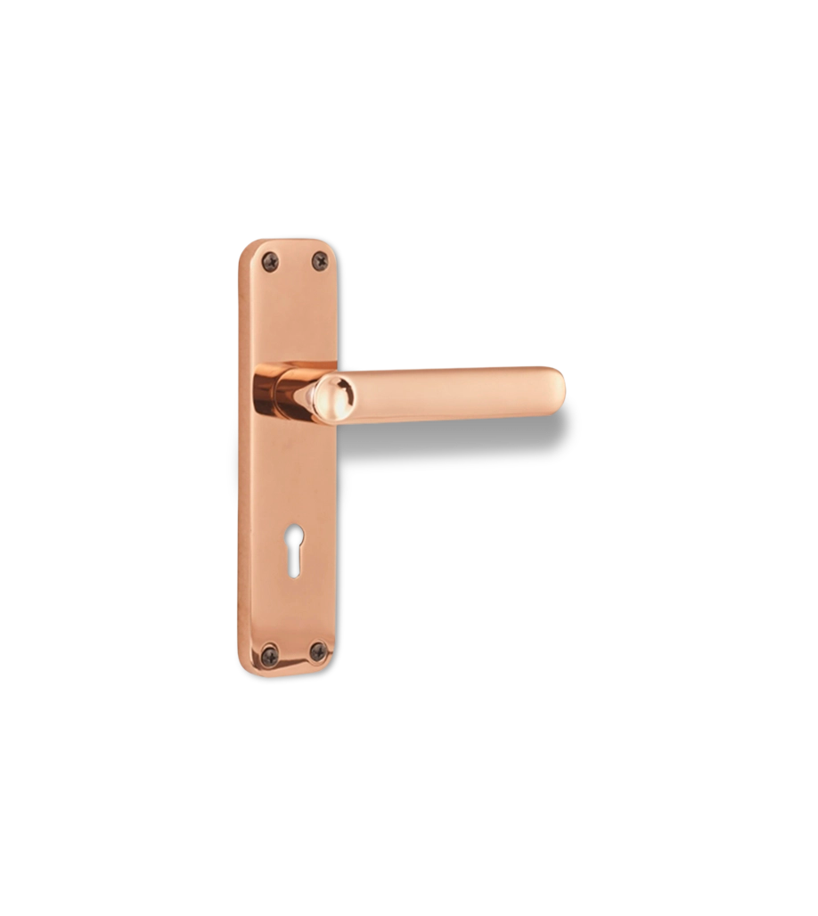 ELC 09 6 Lever Mortise Lock Rose Gold Model 6621