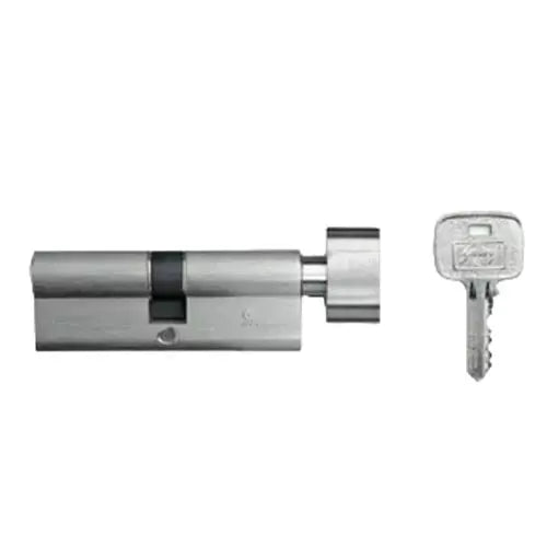 100 mm Pin Cylinder 1CK - Satin Steel | High Security Lock Cylinder