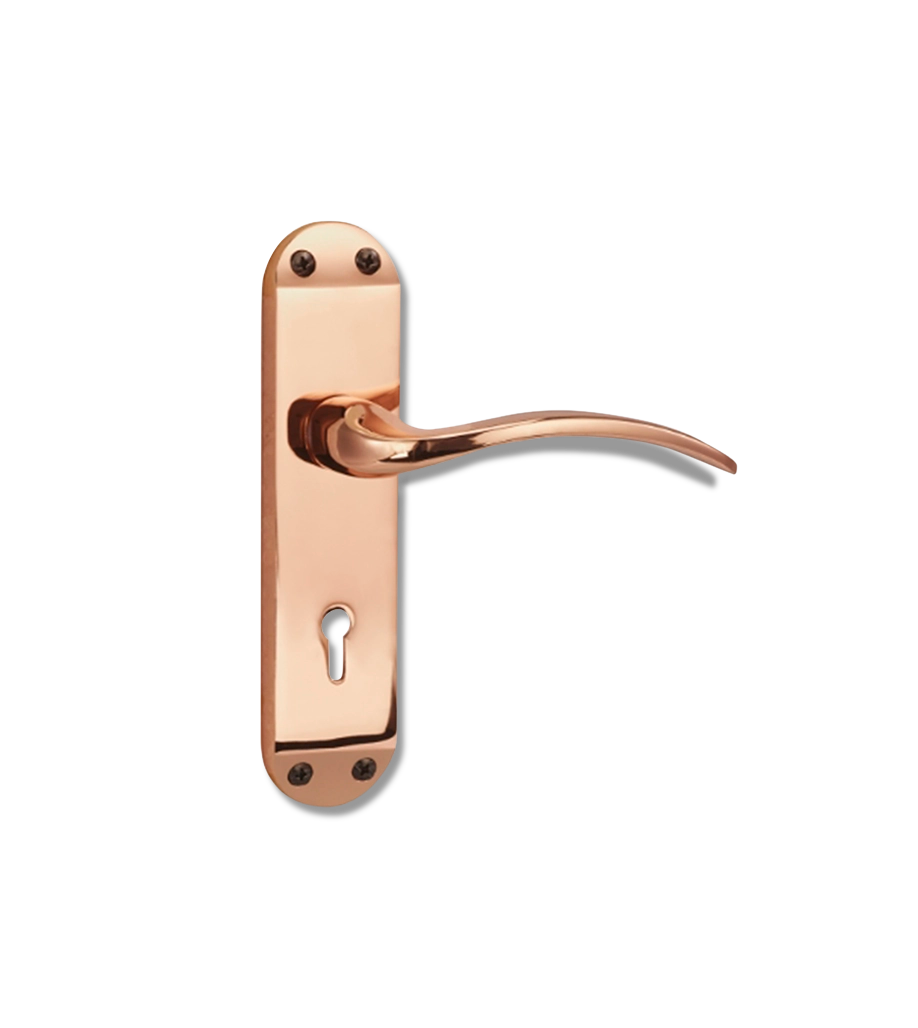 ELC 02 6 Lever Mortise Lock Rose Gold Model 6620