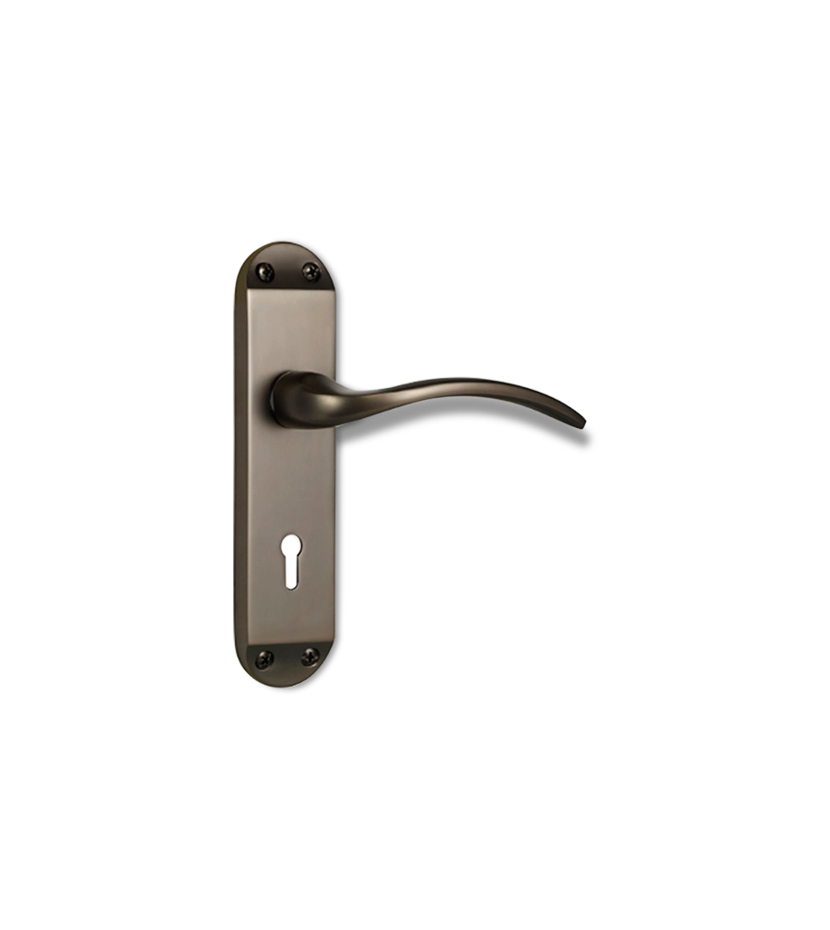 ELC 02 6 Lever Mortise Lock Matte Black Model 5013