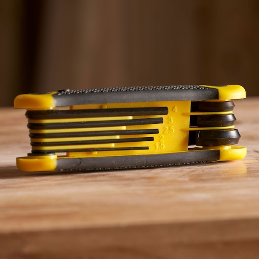 STANLEY® Hex Key Metric Folding Set of 8 pc. - Tools Warehouse