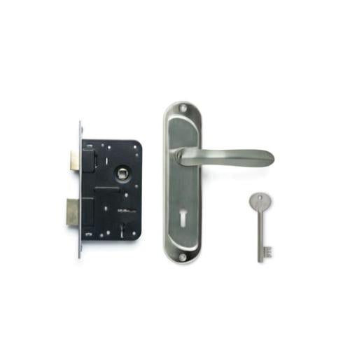 Diana 6 Lever Mortise Lock Satin Steel Model 8170