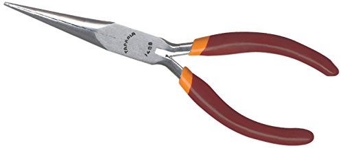 Taparia 1408 Long Needle Mini Plier Silver/Brown