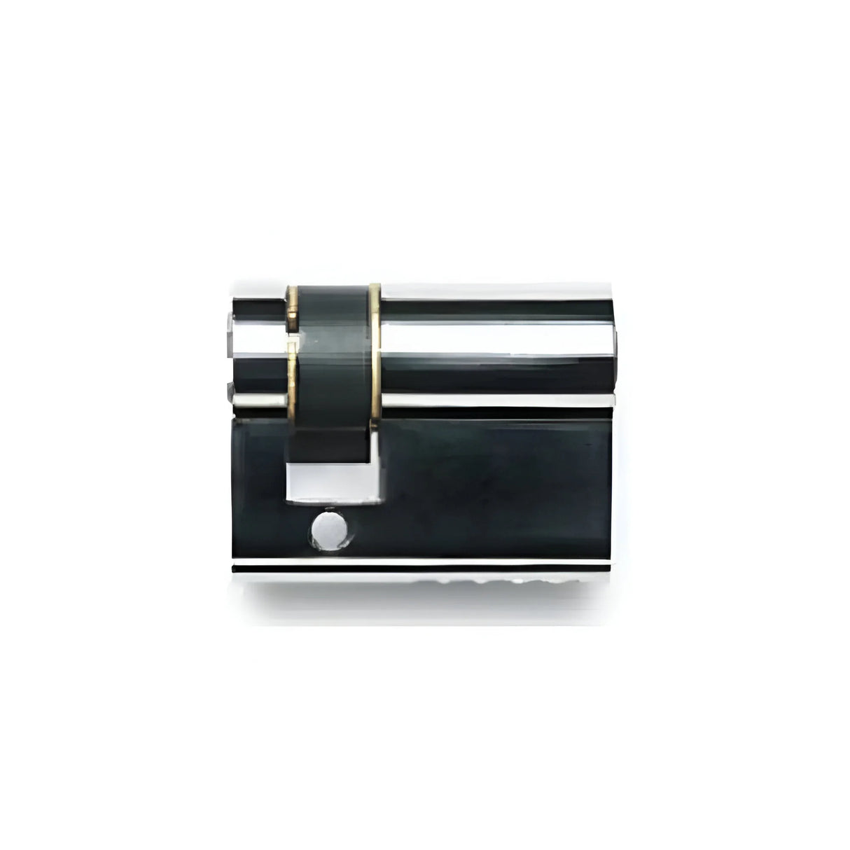 40 mm 1C half pin cylinder - Satin Steel | High Security Lock Cylinder