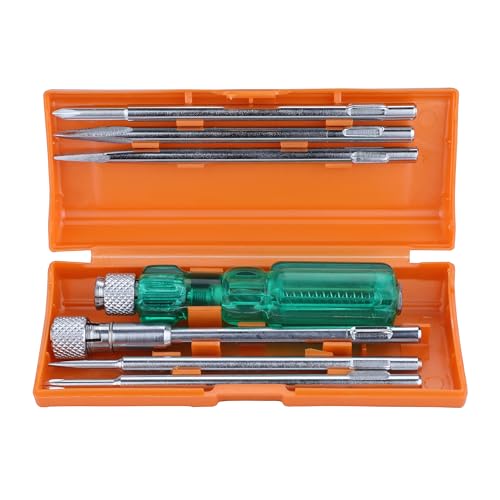 Taparia 840 Neon Bulb Screwdriver Set Silver/Green