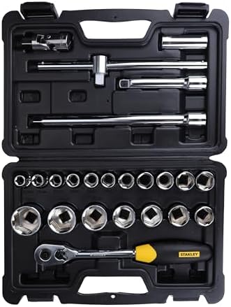 Stanley 19-Pc 3/4" Drive 12PT Metric Socket Set