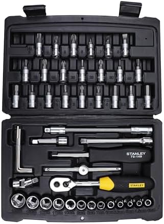 Stanley 46-Pc 1/4" Drive Socket & Bit Set