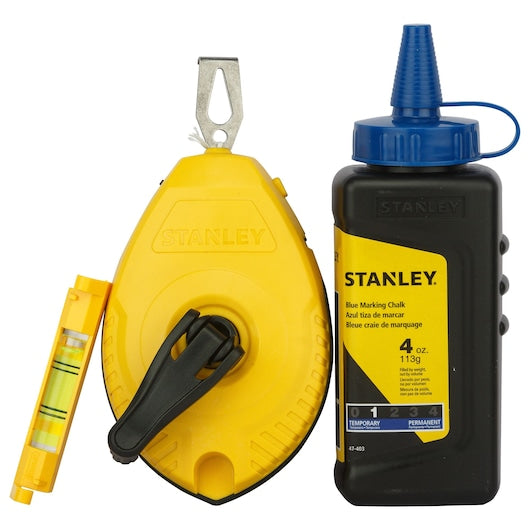 Stanley 30m Chalk Line Set with Blue Chalk