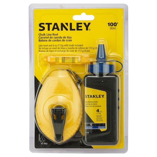 Stanley 30m Chalk Line Set with Blue Chalk