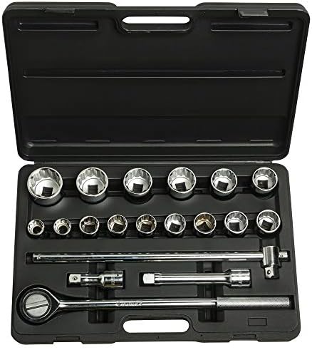 Stanley 19-Pc 3/4" Drive 12PT Metric Socket Set