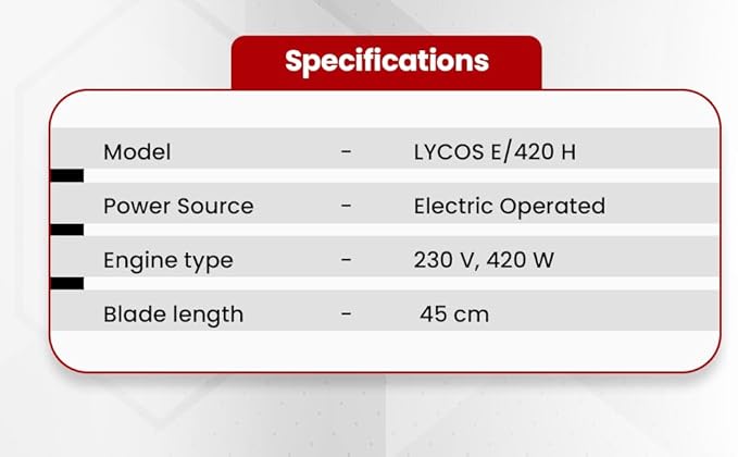 Wolf-Garten LycosE/420H Hedge Trimmer