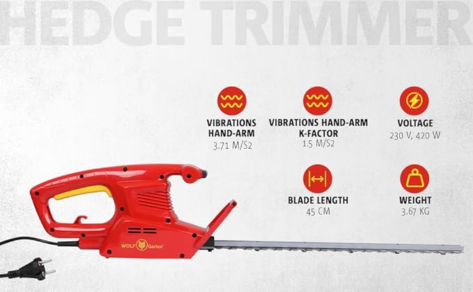 Wolf-Garten LycosE/420H Hedge Trimmer
