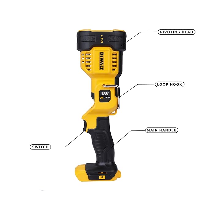 DeWalt DCL043 18V XR LED Spotlight 1000Lm