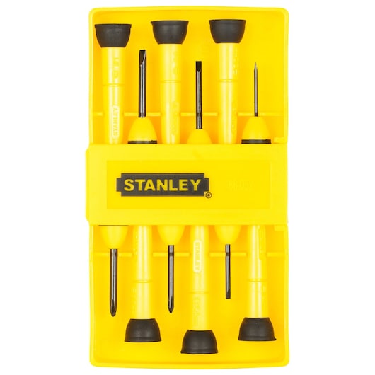 Stanley 6pc Precision Screwdriver Set - Tools Warehouse