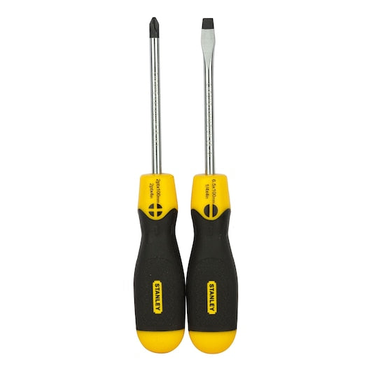 Stanley 16pc Cushion Grip Screwdriver Set - Tools Warehouse