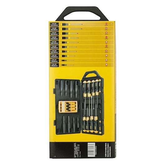 Stanley 16pc Cushion Grip Screwdriver Set - Tools Warehouse