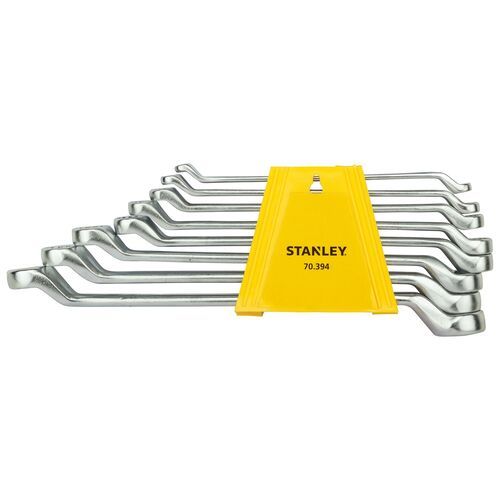 Stanley Offset Ring Spanner Set CRV - Tools Warehouse