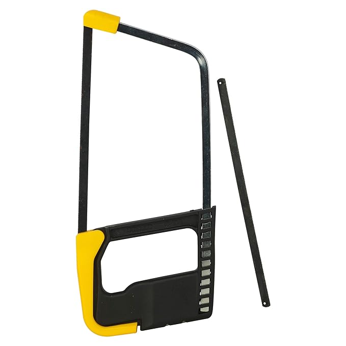 Stanley 305mm Junior Hacksaw Frame Steel Insert