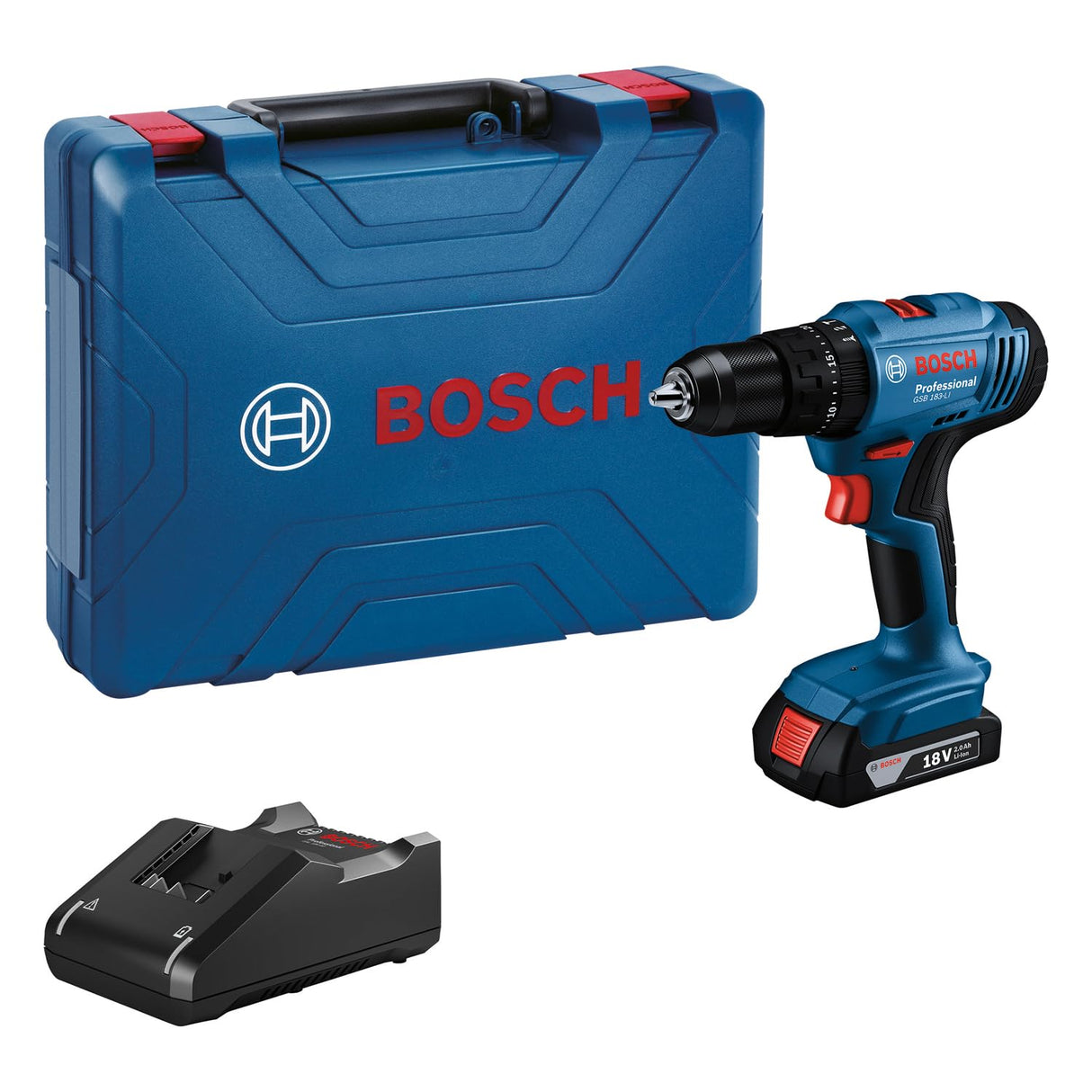 Bosch GSB183-Li 18V Cordless Drill Driver 56Nm