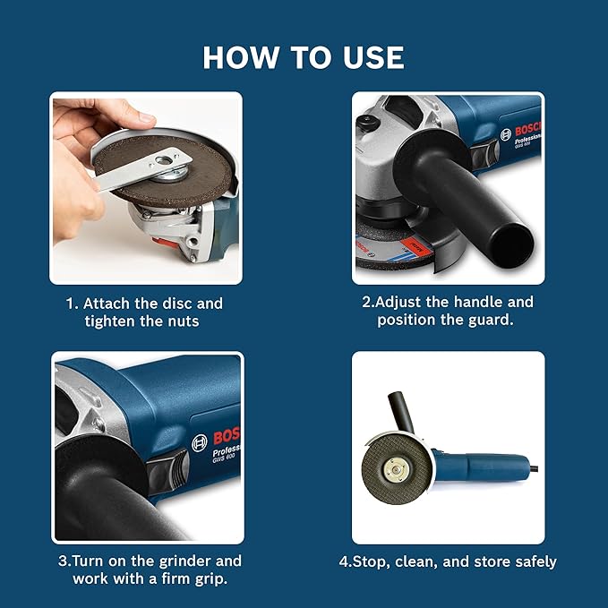 Bosch GWS 600 Professional Angle Grinder - Tools Warehouse