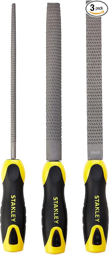 Stanley 200mm Rasp File Set 3Pc