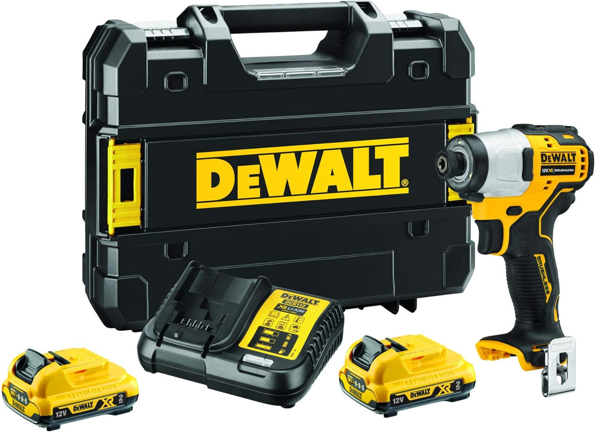 DeWalt DCF801D2 12V 1/4" Impact Driver 2Ah×2 Kit