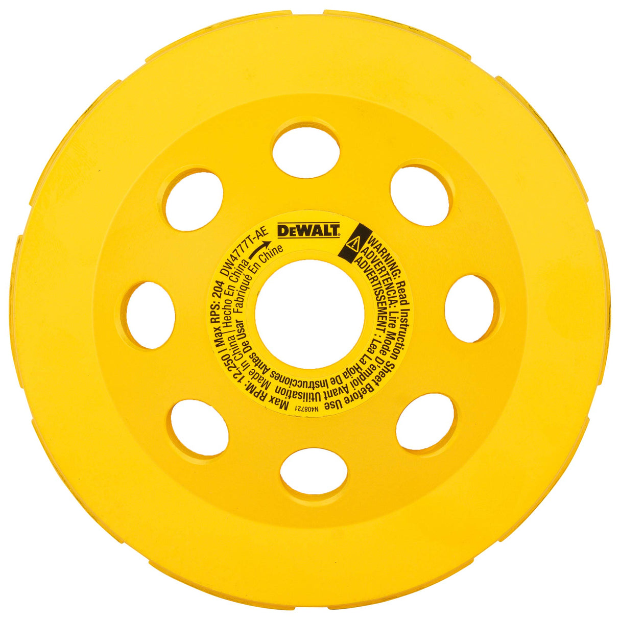 DeWalt DW4775T 180mm Double Row Diamond Cup Wheel