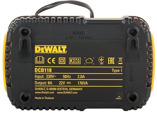 DeWalt DCB118 Fast Charger for 18V/54V XR Battery