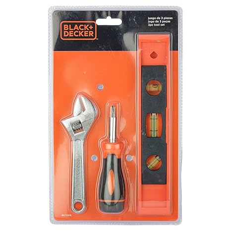 Black+Decker 3pc Hand Tools Starter Kit - Tools Warehouse