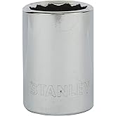 Stanley 8mm 1/2" Drive Standard Socket 6PT