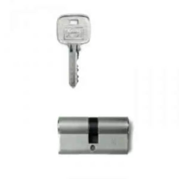 80 mm Pin Cylinder 2C - Satin Steel | High Security Lock Cylinder