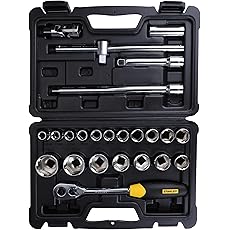 Stanley 19-Pc 3/4" Drive 12PT Metric Socket Set