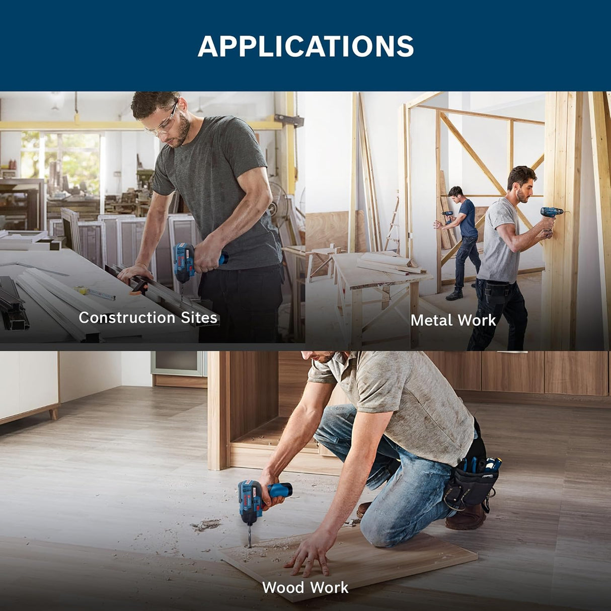 Bosch GDR 12V‑EC Professional Impact Wrench - Tools Warehouse