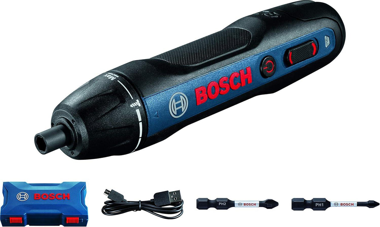 Bosch GO Gen‑2.0 Smart Cordless Screwdriver Blue - Tools Warehouse