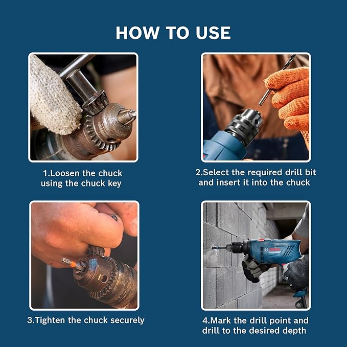 BOSCH GSB 600 Corded Electric Impact Drill - Tools Warehouse