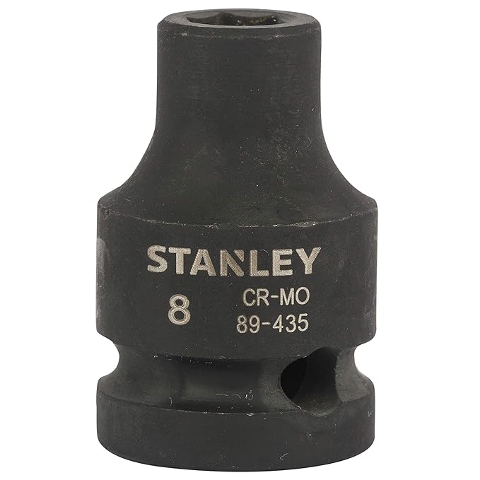 Stanley 8mm 1/2" Drive Impact Socket ANSI