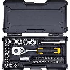 Stanley 46-Pc 1/4" Drive Socket & Bit Set