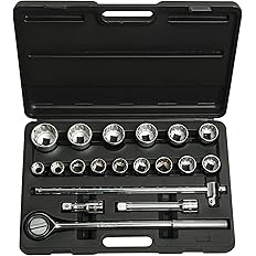 Stanley 19-Pc 3/4" Drive 12PT Metric Socket Set