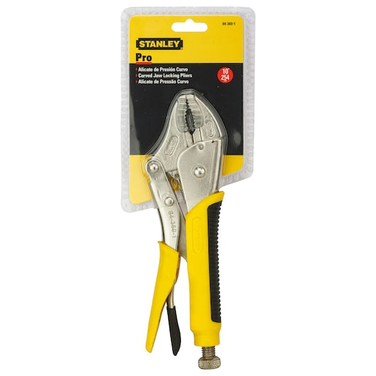 Stanley 5" Curved Jaw Locking Plier