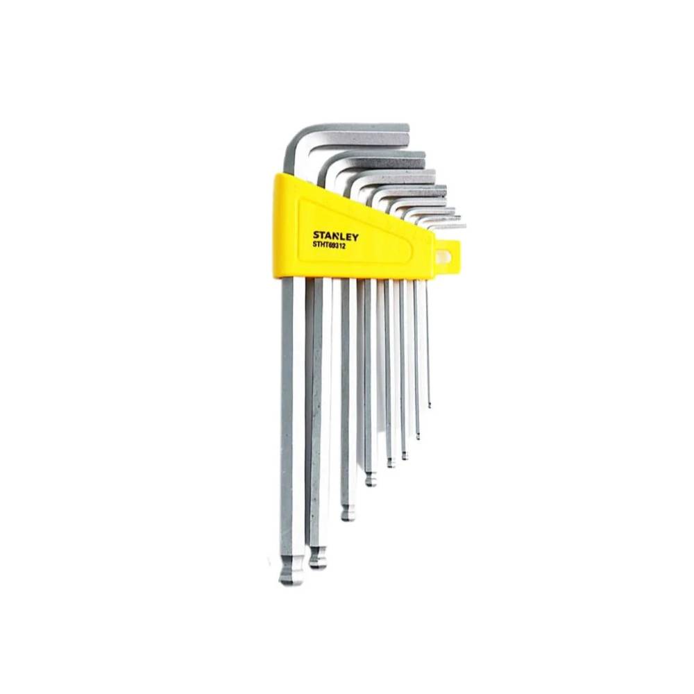 Stanley 8pc Long Spherical Hex Key Set - Tools Warehouse