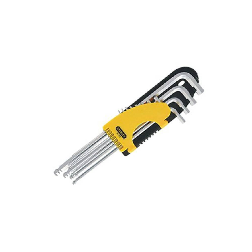 Stanley 8pc Long Spherical Hex Key Set - Tools Warehouse