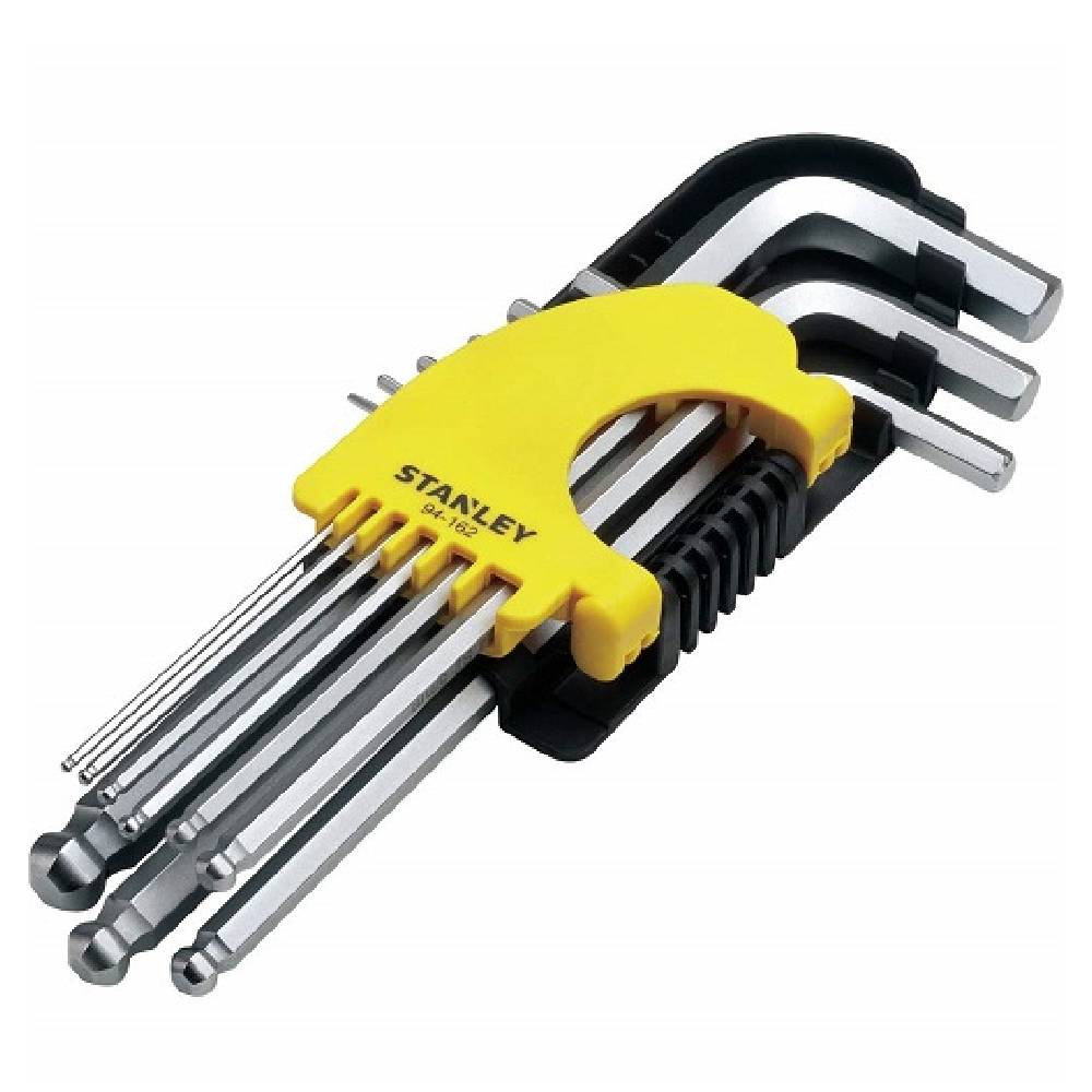 Stanley 8pc Long Spherical Hex Key Set - Tools Warehouse