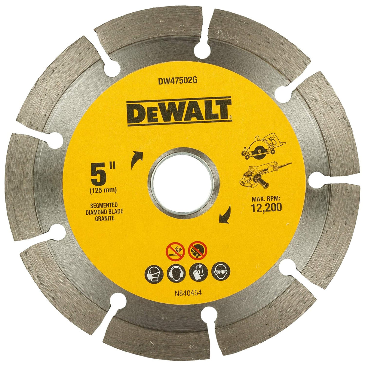 DeWalt DW47502G 125mm Marble Blade 25‑Pack