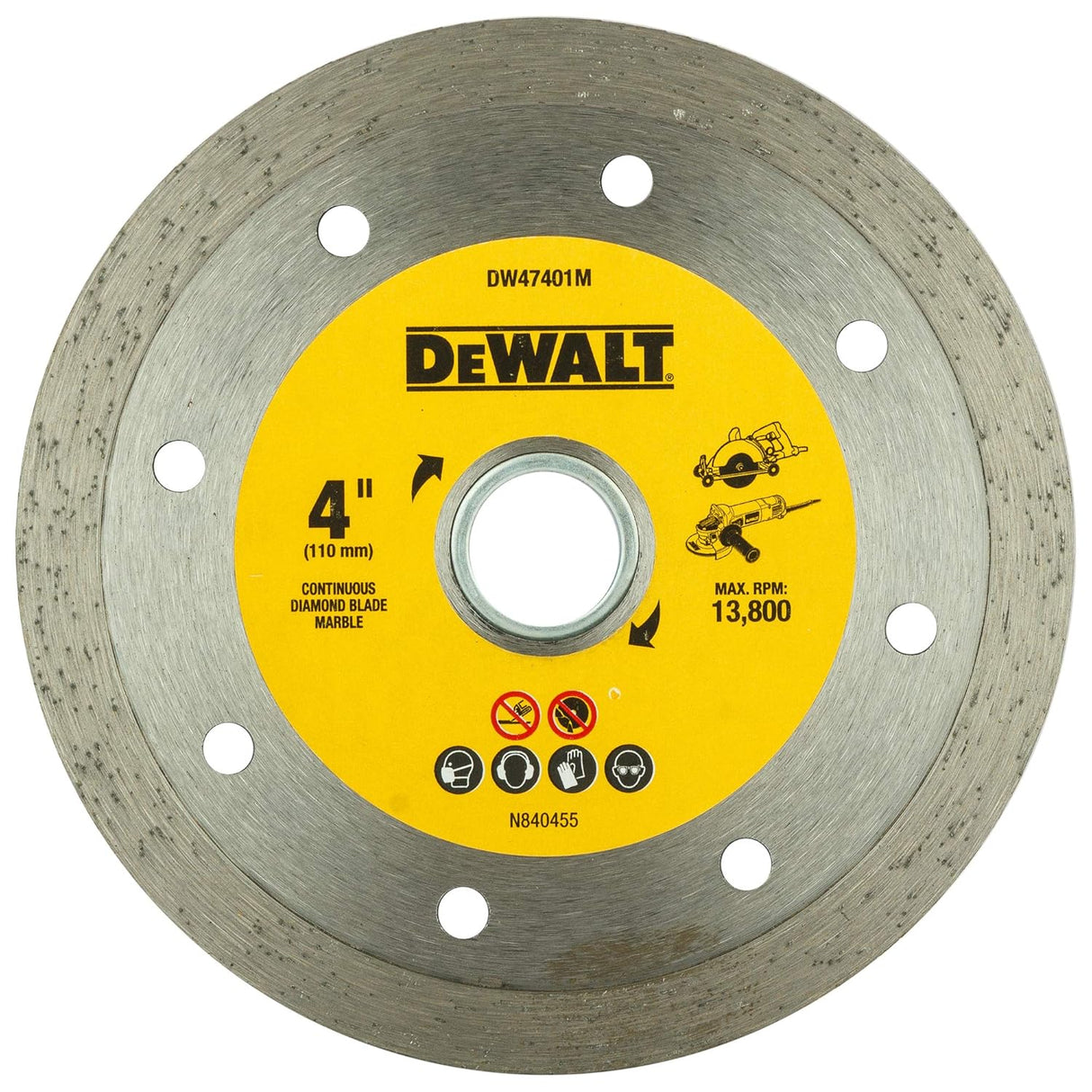 DeWalt DW47401M 100mm Marble Cutting Blade