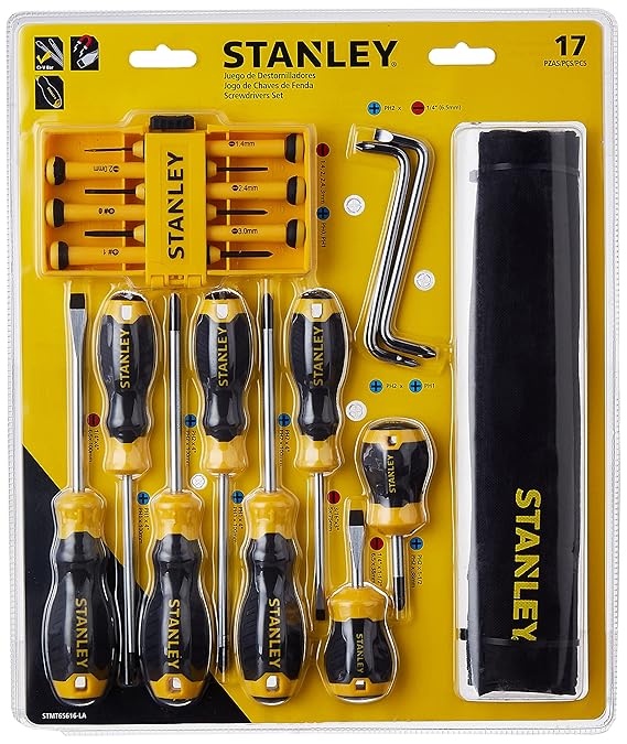 Stanley 17pc Professional Screwdriver Set - Tools Warehouse