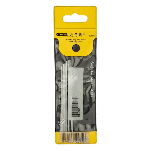 Stanley 2mm Long Ball End Hex Key 2.5mm - Tools Warehouse